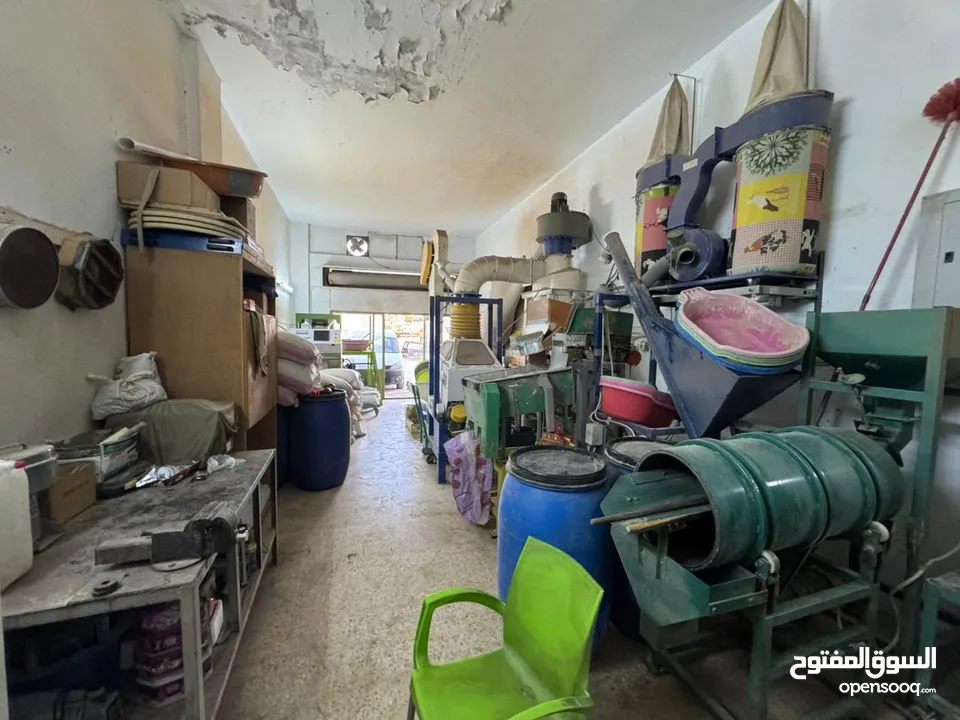 مشروع مطحنة وغربلة حبوب بلدية قائم