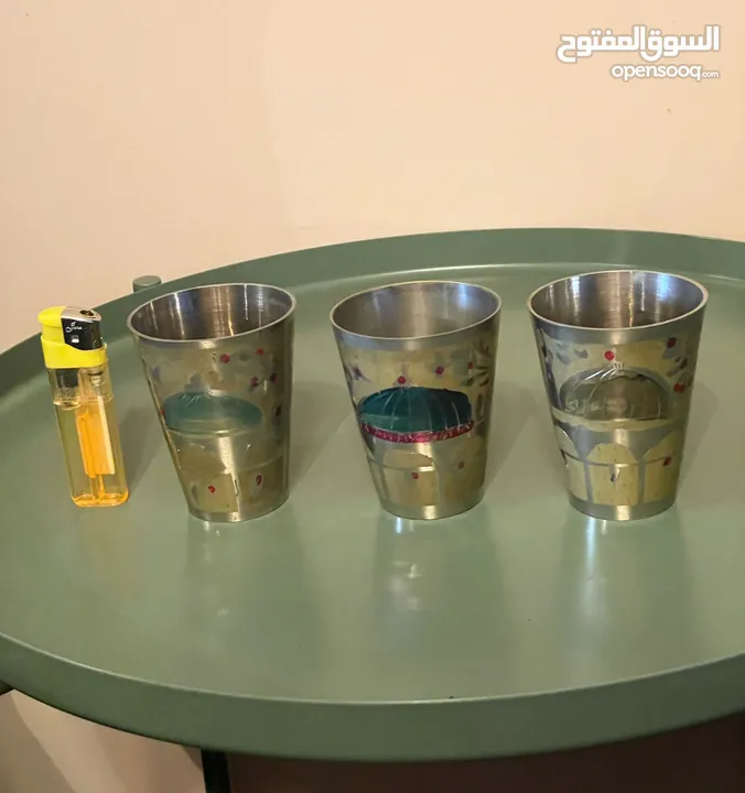 مزهريات وكاسات المدينة المنورة ايام الزمن الجميل. الاسعار والتفاصيل في الوصف.