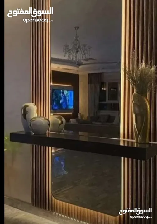 تفصيل جميع انواع الديكور خشب مرايا زجاج طاولات