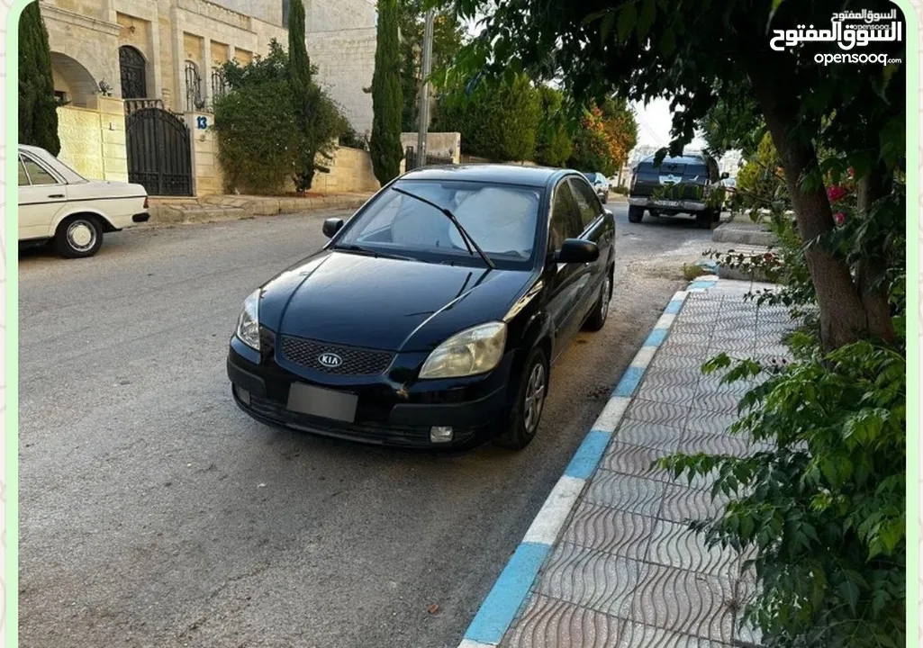 كيا ريو 2008 أربعة جيد ماتور جيد جير جيد لايوجد فيها صدأ أو هريان الفحص مرفق