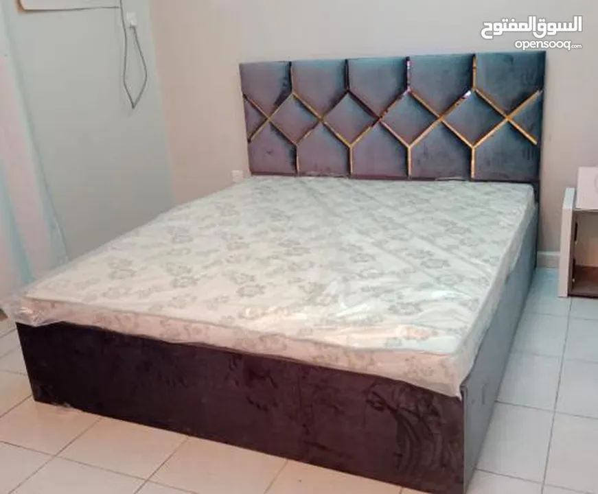 Brand New Cushion Bed Queen Size with Medicated Mattress