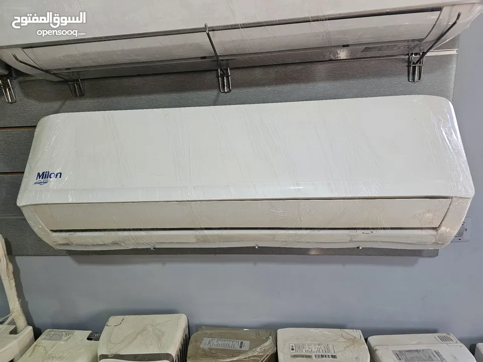 مكيف 1 طن مستعمل بحالة الوكاله  REYX مصنع ميديا فل انفيرتر توب نضافه شامل التركيب