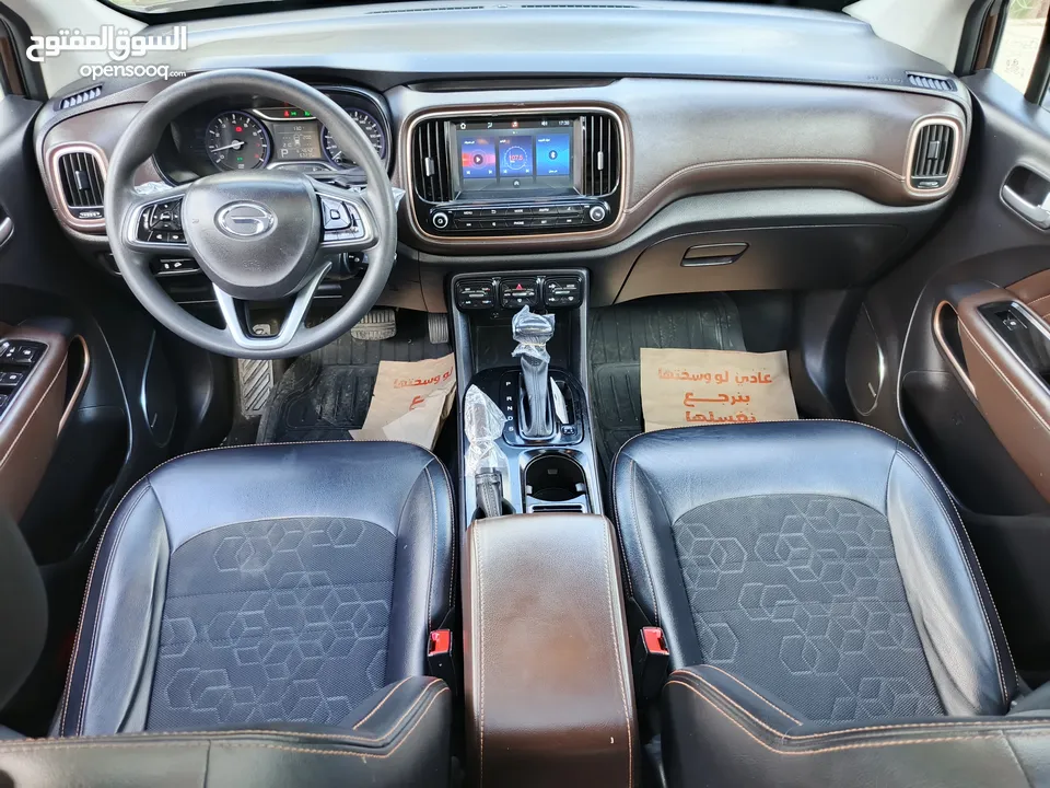 GAC GS3 جاك  موديل 2022 فحص كامل7 جيد ماشية ك 6  الف كيلو غرفة لون بني بحالة الوكالة محرك 1500 cc تي