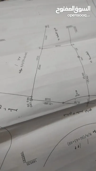 قطعة ارض مربعة الشكل في بيت ايبا