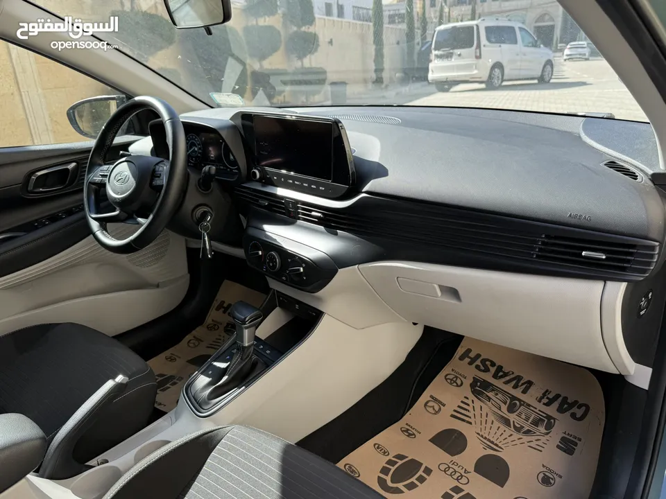هونداي i20 ترخيص 2023 محرك 1000 بنزين/بطاريه مساعده 48v جير أوتوماتيك