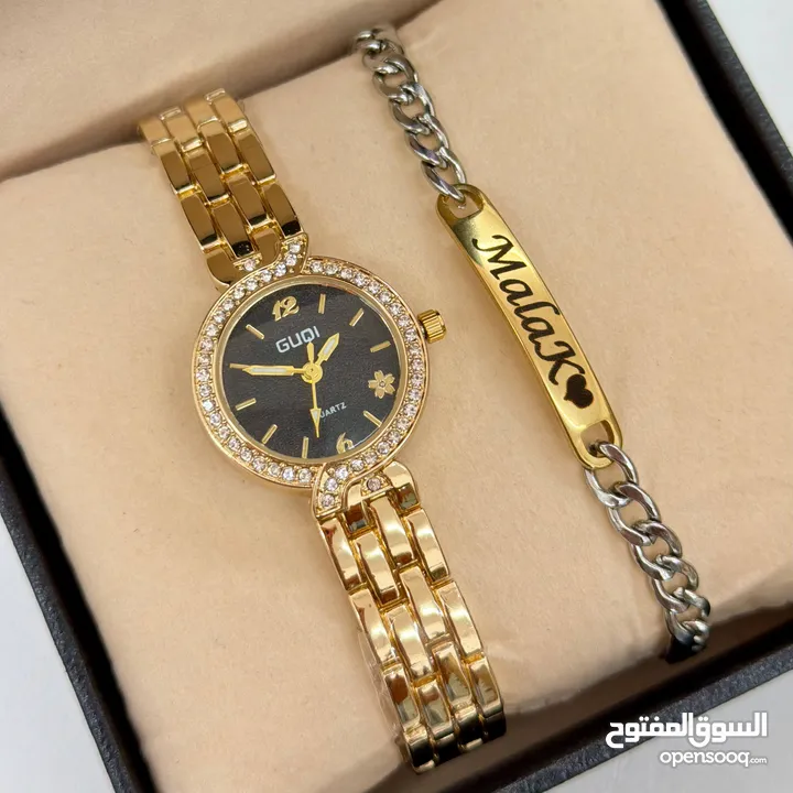 طقم ساعة واسوارة ستاتي