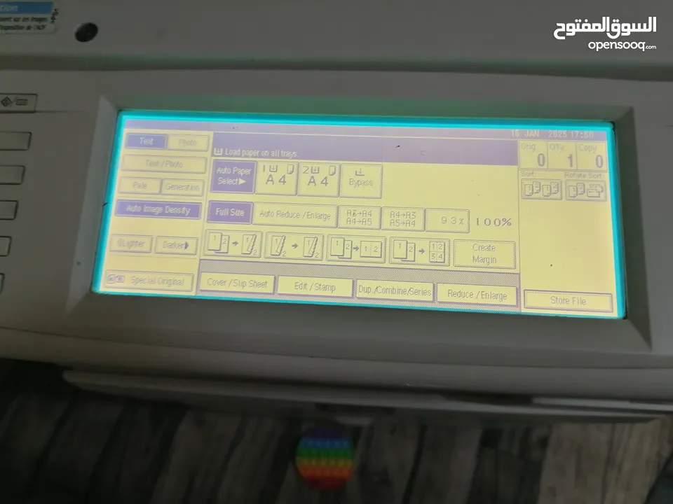 ماكينة تصوير Ricoh Aficio  مع هديه طابعة Canon PIXMA iP2700 جديدة المكينه متعددة الاستخدامات
