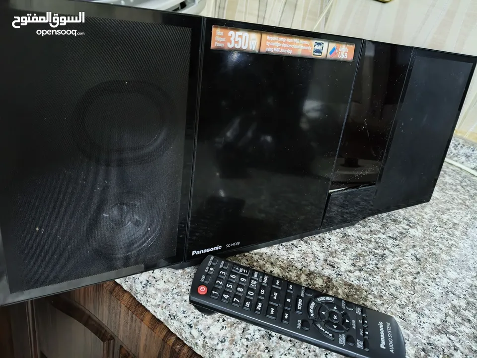 سماعه اروبيه باناسونك  بلتوث وسيدي وفلاشه وراديو