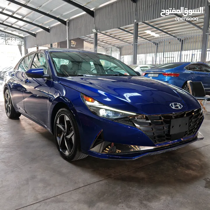 2022 HYNDAI ELANTRA HYBRID LIMITED وارد امريكي