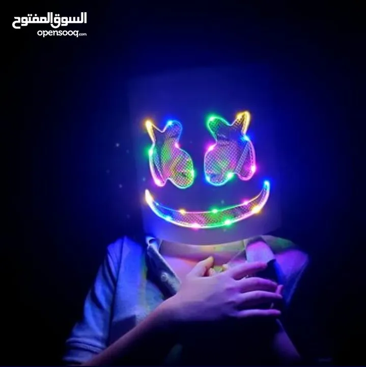 led dj marshmello helmet mask