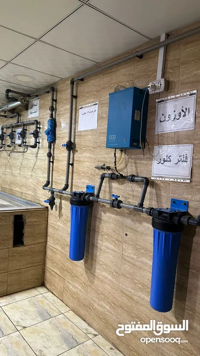 معدات محطة مياه استعمال بحال الجديد
