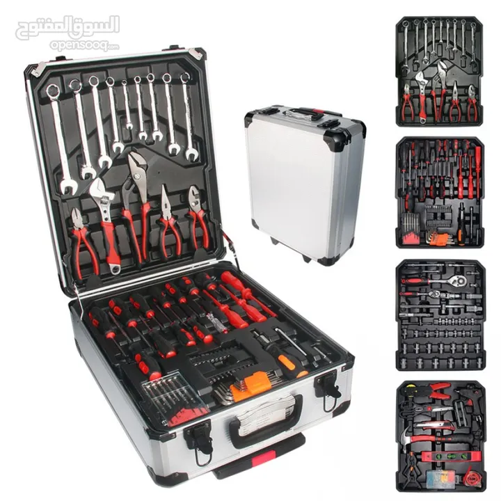 Aluminum Tools Set Box -187 Pcs - صندوق العدة المنزلي - 187 قطعة