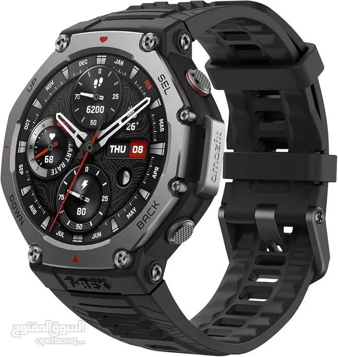 Amazfit T-Rex 3 Rugged/Military Smart Watch 48mm, GPS Offline Maps