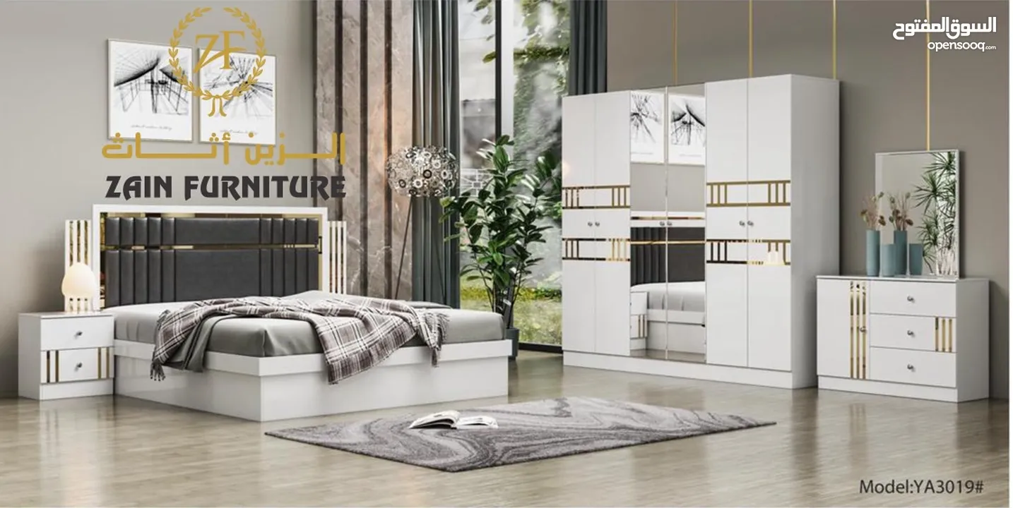 BEDROOM SET 7 PCS WITH MATTRESS WITH FITTING