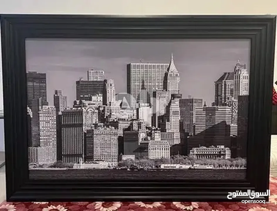 City landscape painting