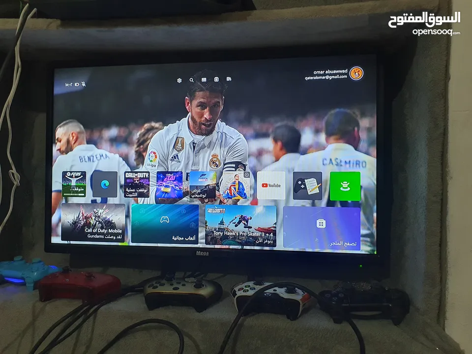 جهاز اكس بوكس و8 ايدين والسعر حرق