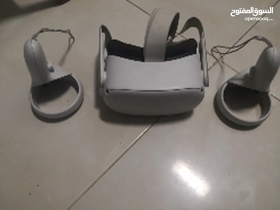 نظارة واقع افتراضي oculus quest 2(شاهد الوصف مهم)