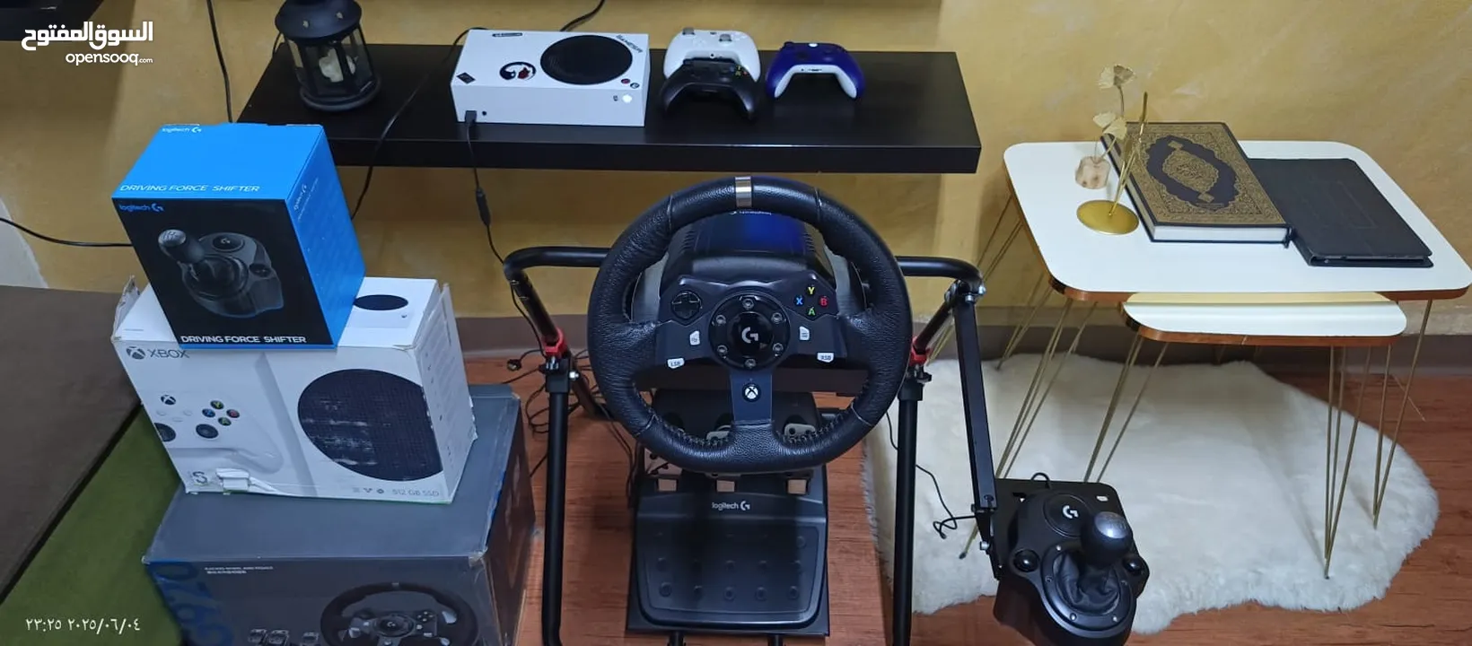 ستيرنج وقير وستاند لوجيتك g920 للاكس بوكس و pc استخدام ساعات معدودة  بحال الجديد سعر حرق نصف التكلفة