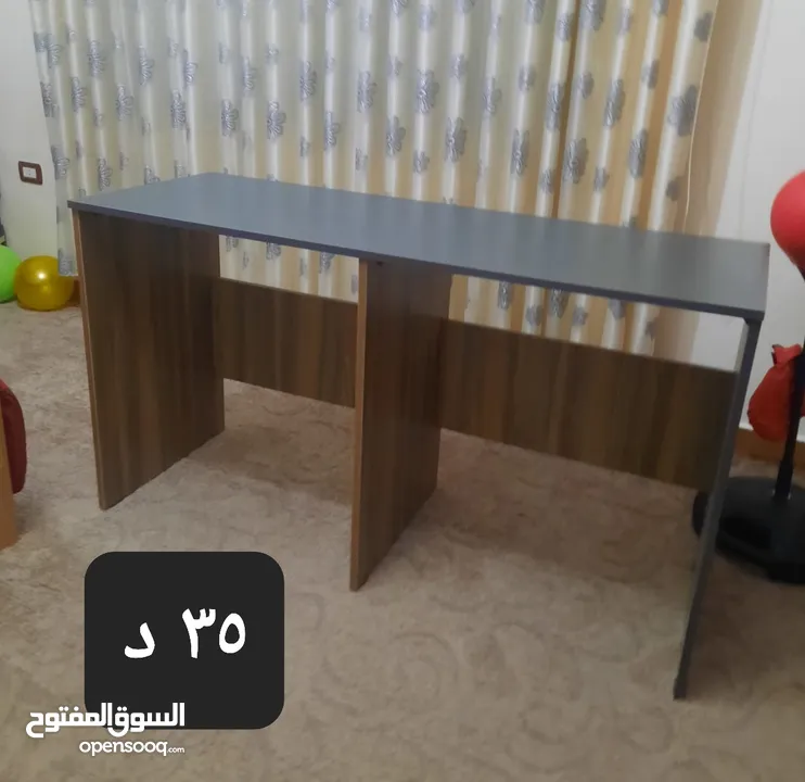 مكتب للدراسة قياس 100سم عمق 60سم توصيل مجاني
