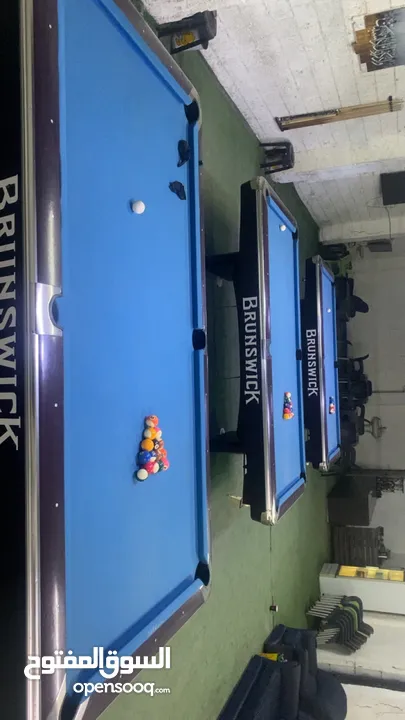 بلياردو امريكي وعدة قهوة