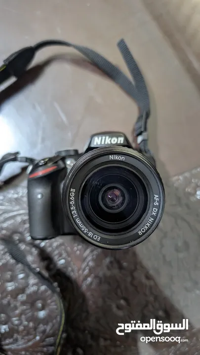كاميرا نيكون DSLR D3200 مع عدستين 300 ميليمتر و55 ميليمتر
