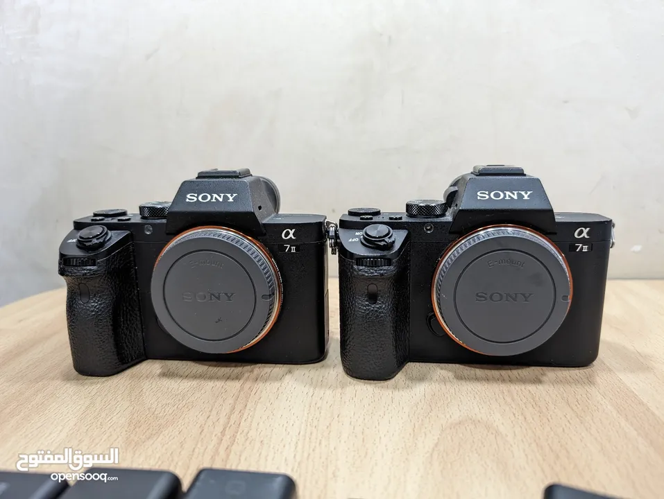 كاميرتين سوني  Sony a7 II  Sony a7 2 Canon 70-200 II
