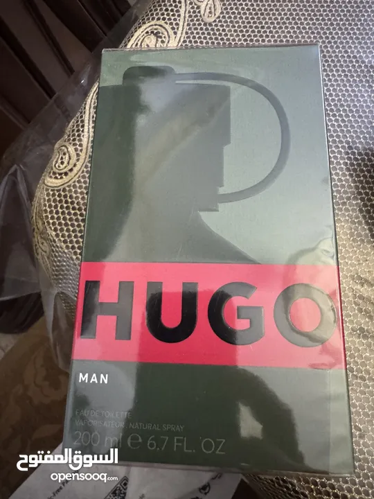 زجاجه عطر HUGO 200 ml  فرنسي اصلي