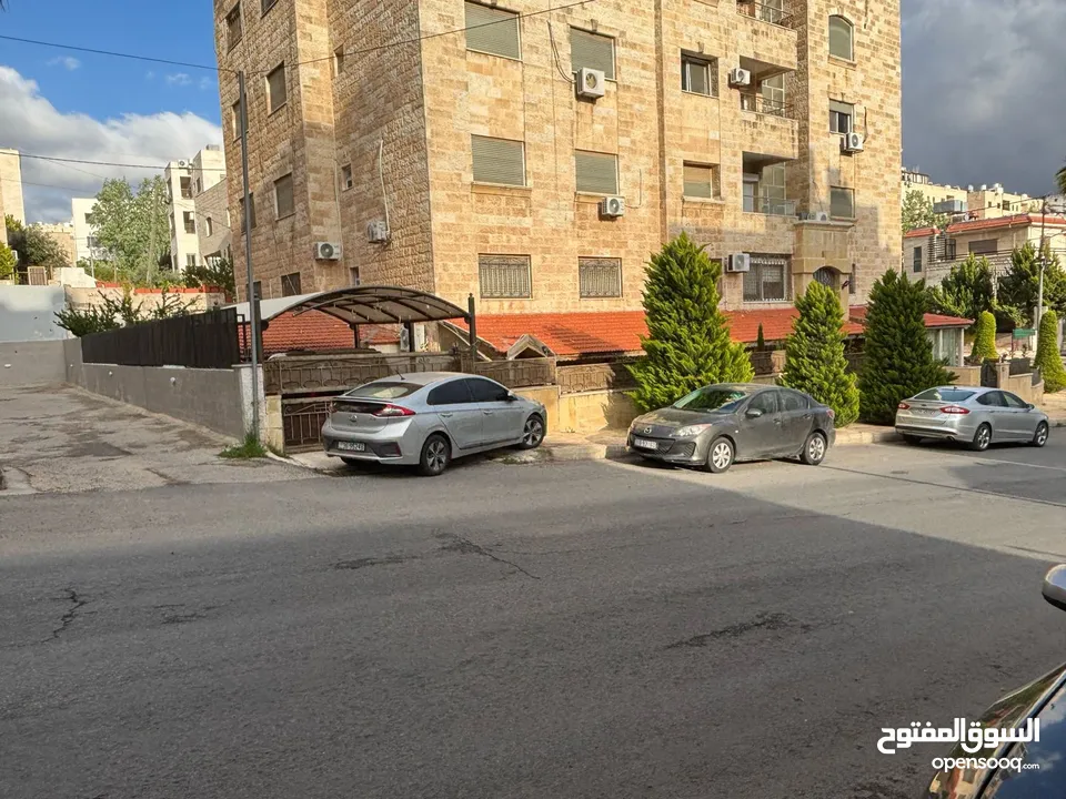 شقة ارضي في خلدا - ام السماق 178 متر مربع مع مساحة خارجية 110 متر مربع و كراج خاص