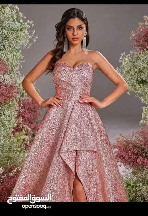 فستان سهرة جديد مش مستعمل جميل جدا جدا من افخم فساتين شي ان shein