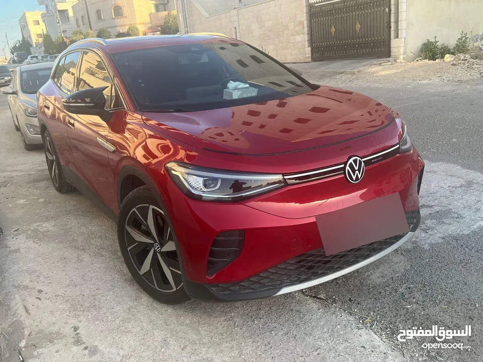 Id4 cross pur + 2021 بحالة الوكالة لون خمري