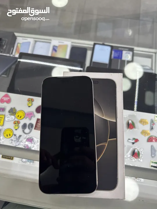 Apple iPhone 16 pro max   مستعمل بحاله الوكاله512 جيجا