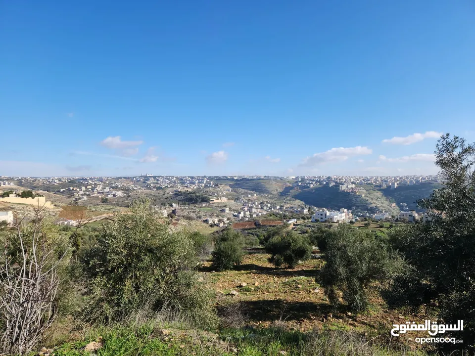 ارض مميزة 700 متر في ابو نعير ذات اطلاه عاليه على مسجد الحدائق وابراج السادس تبعد عن دوار الشعب 10د