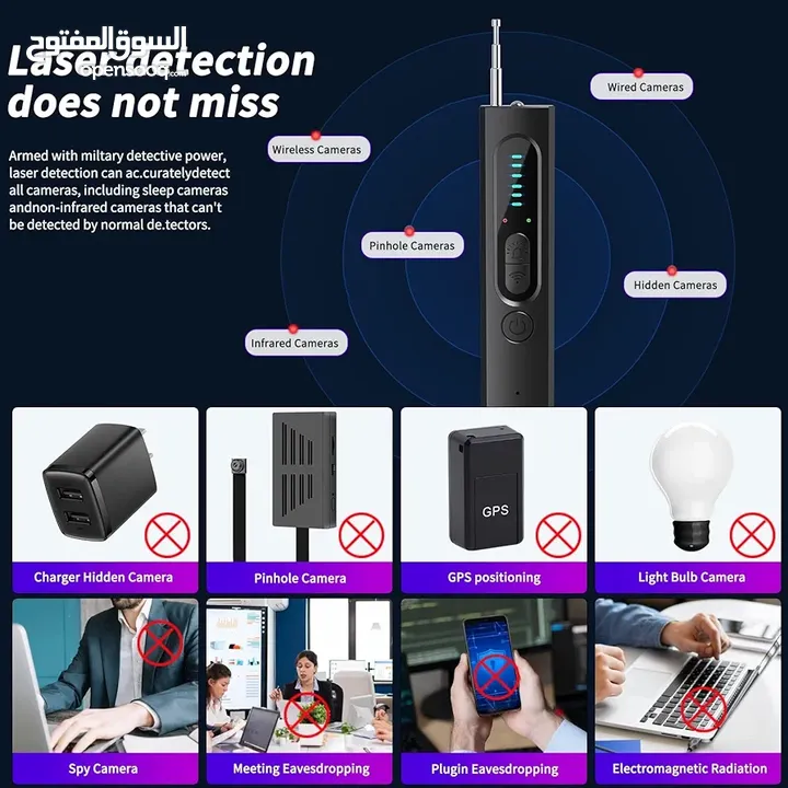 Wireless Signal & Hidden Camera Detector 6th