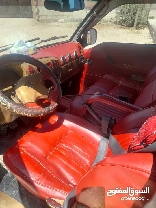 باص هيونداي H100 موديل 2002 نظيف لون عسلي مميز وفحص نظيف