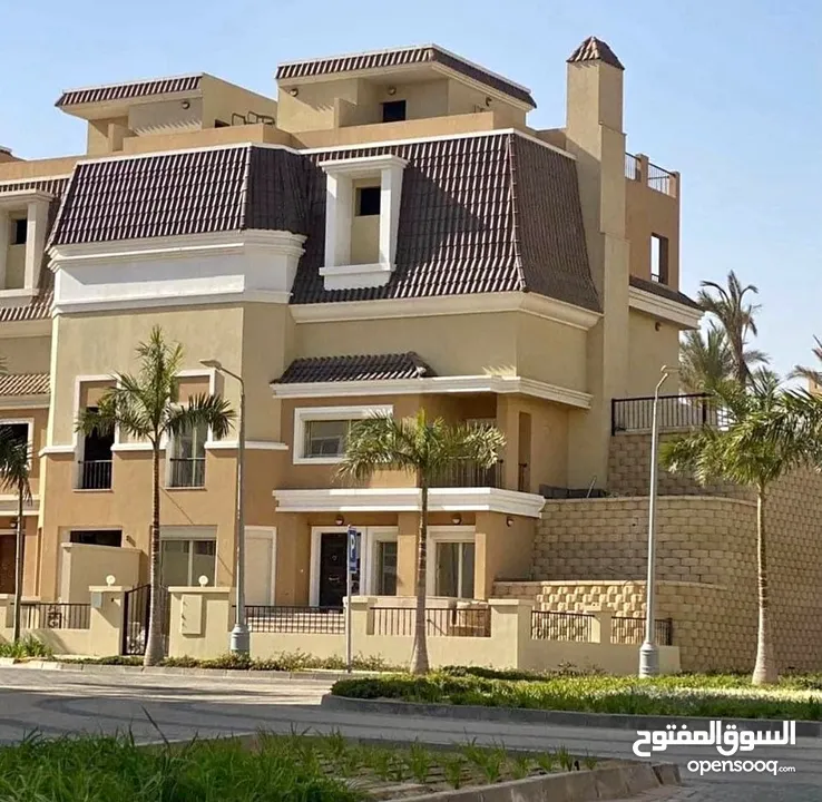 اس فيلا كورنر 239م للبيع في كمبوند مدينة مصر The Butterfly Villas only مستقبل سيتي بجوار سراي مدينتي