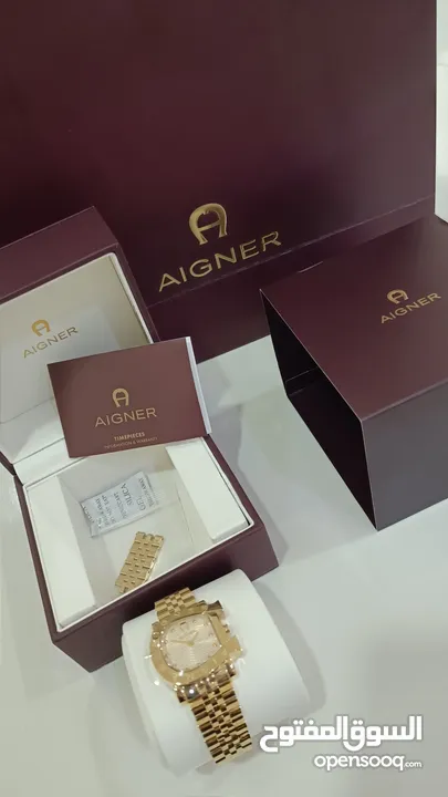 for sale gold watch Aigner brand new