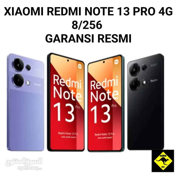 XIAOMI NOTE 13 PRO ( 512GB ) / RAM 12 NEW /// شاومي نوت 13 برو ذاكرة 512 رام 12 الجديد