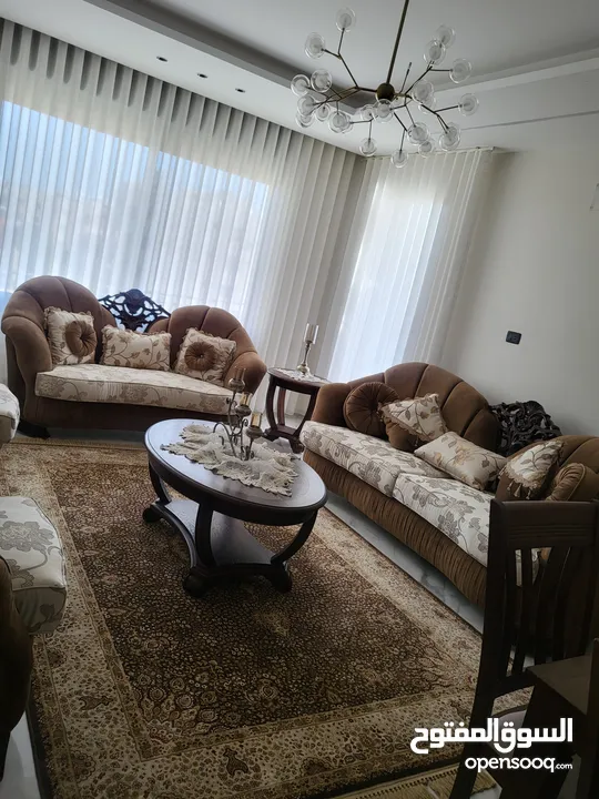 طقم كنب كلاسيكي فاااخر جدا خشب بلوط وزان استعمال خفيف