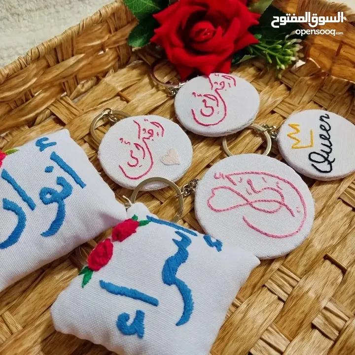تطريز يدوي حسب الطلب لكافه المناسبات