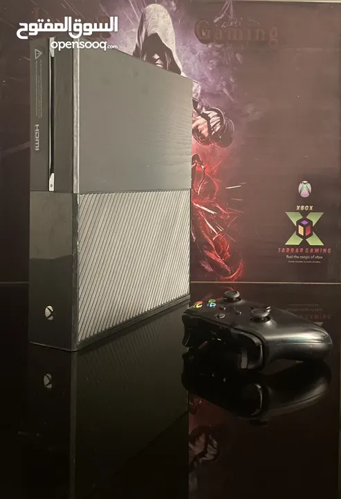 Xbox one 1000 giga بحالة الوكالة