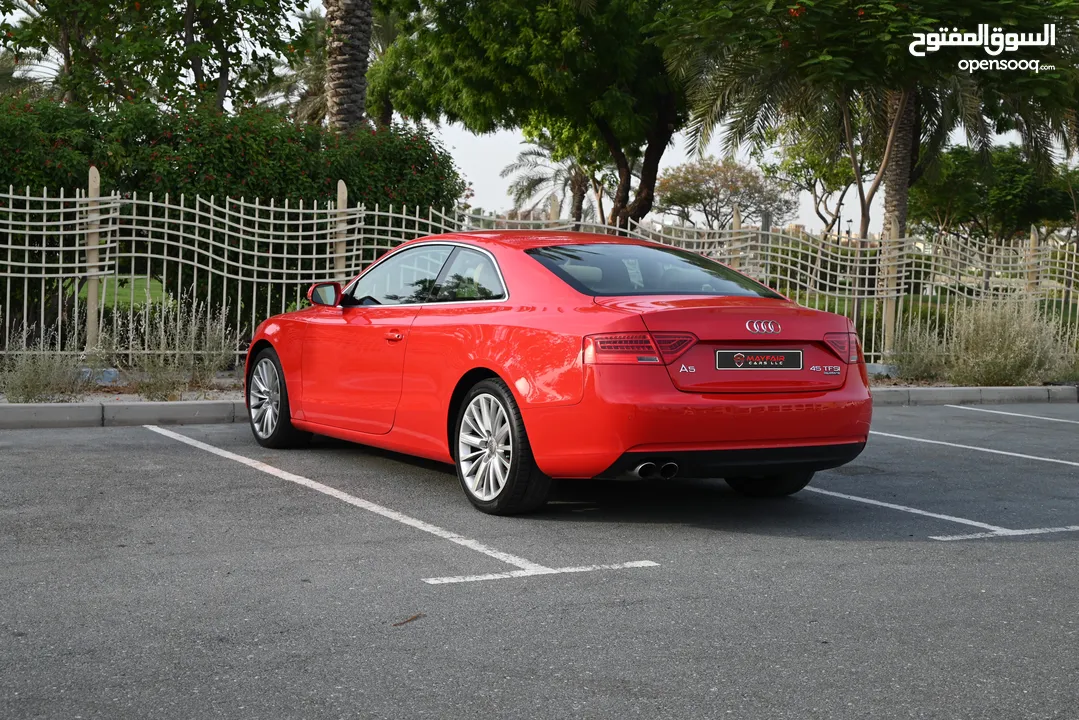 FSH - FIRST OWNER - AUDI A5 QUATTRO 2.0 COUPE 4WD 2016 - MINT CONDITION - GCC SPECS