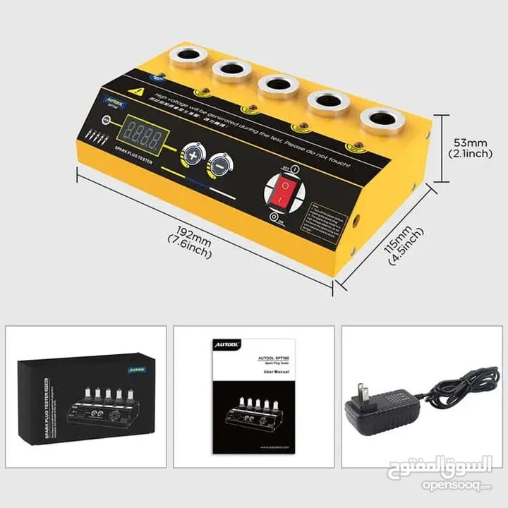 يتوفر لدينا Spark_Plug_Tester جهاز فحص بواجي 5 مداخل  ويتوفر بعدة موديلات