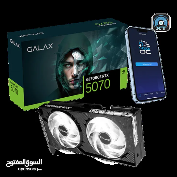 كرت شاشة GALAX RTX 5070 12GB GDDR6X