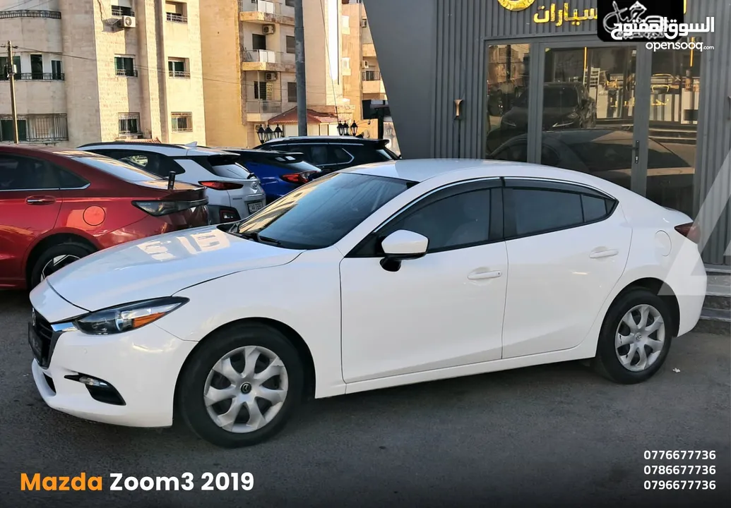 مـازدا زووم 3 2019 فـحـص نـخـب بحالة الوكاله كاش او اقساط