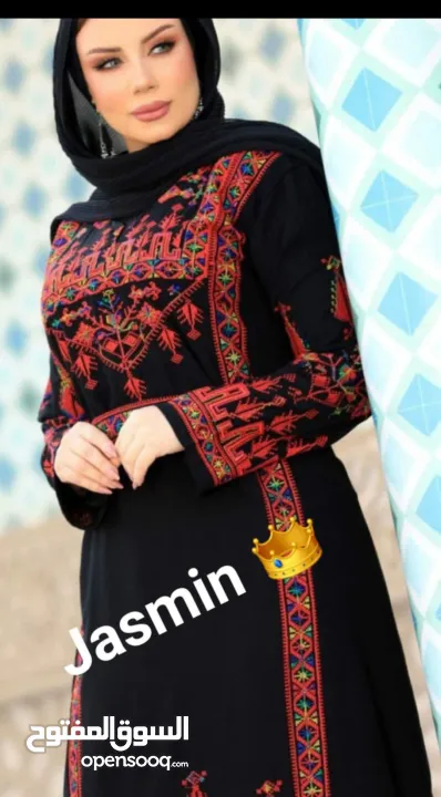 فستان مطرز مميز للمناسبات يوجد عدة مقاسات