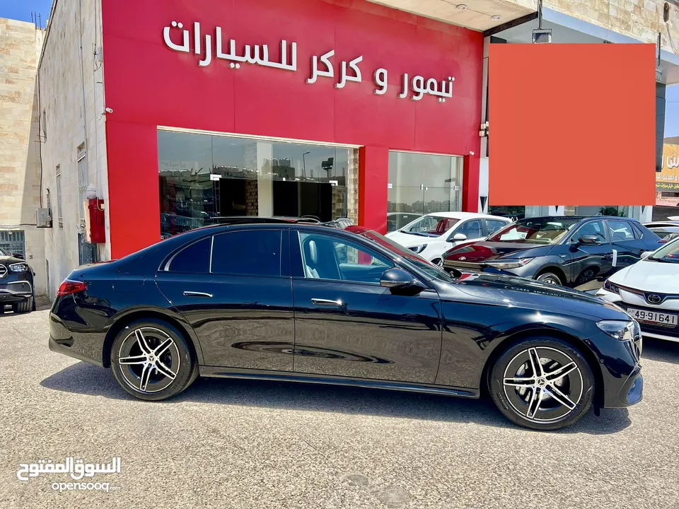 مرسيدس E200 AMG بانوراما كت اسود نايت 2024 الشكل الجديد وارد المانيا بحالة الزيرو مميزة