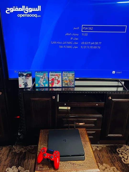 Playstation 4 Slim  بلاستينش 4 سلم