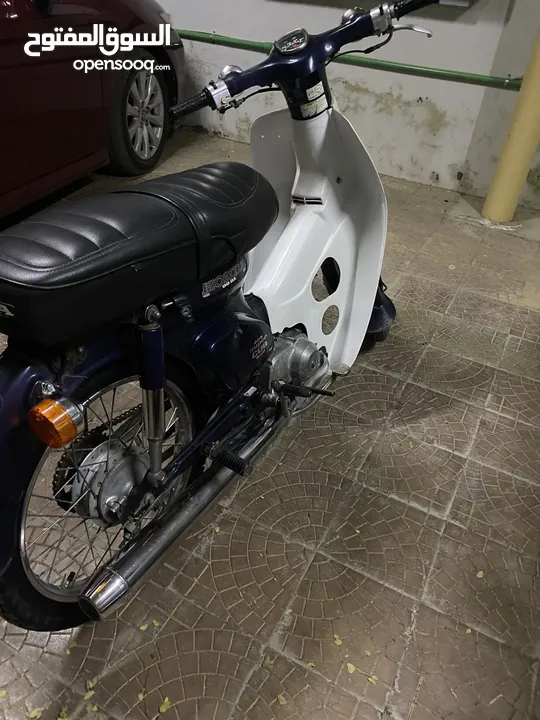 دراج هوندا 90cc مع رقم رائع (3009)