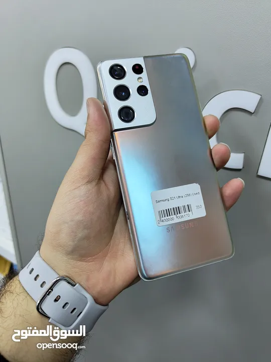 SAMSUNG S21 ULTRA ( 256GB ) / RAM 12 USED /// سامسونج اس 21 الترا ذاكرة 256 الرام 12 مستعمل وكاله