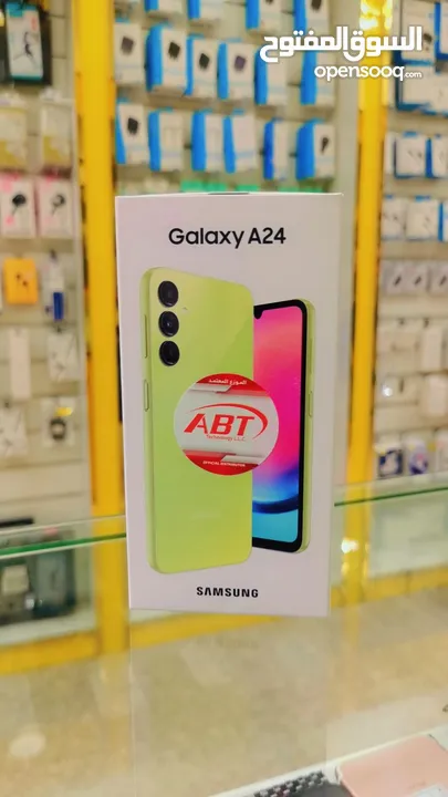 عرض خااص : Samsung A24 128gb  هاتف جديد ضمان وكيل سنه بأقل سعر من دكتور فون